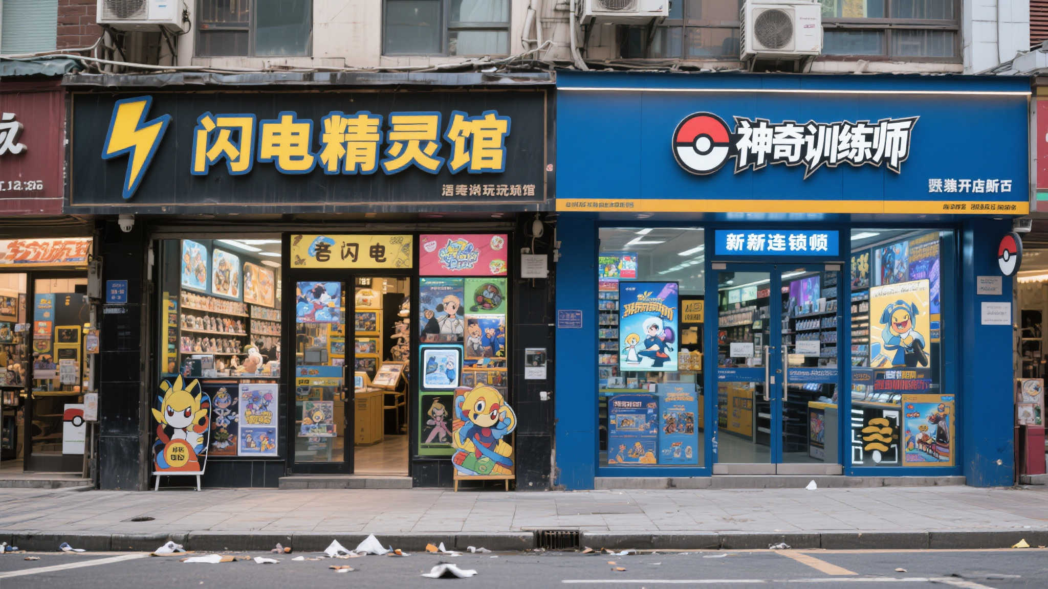 同街对峙：宝可梦卡牌店主竟洗劫同行！